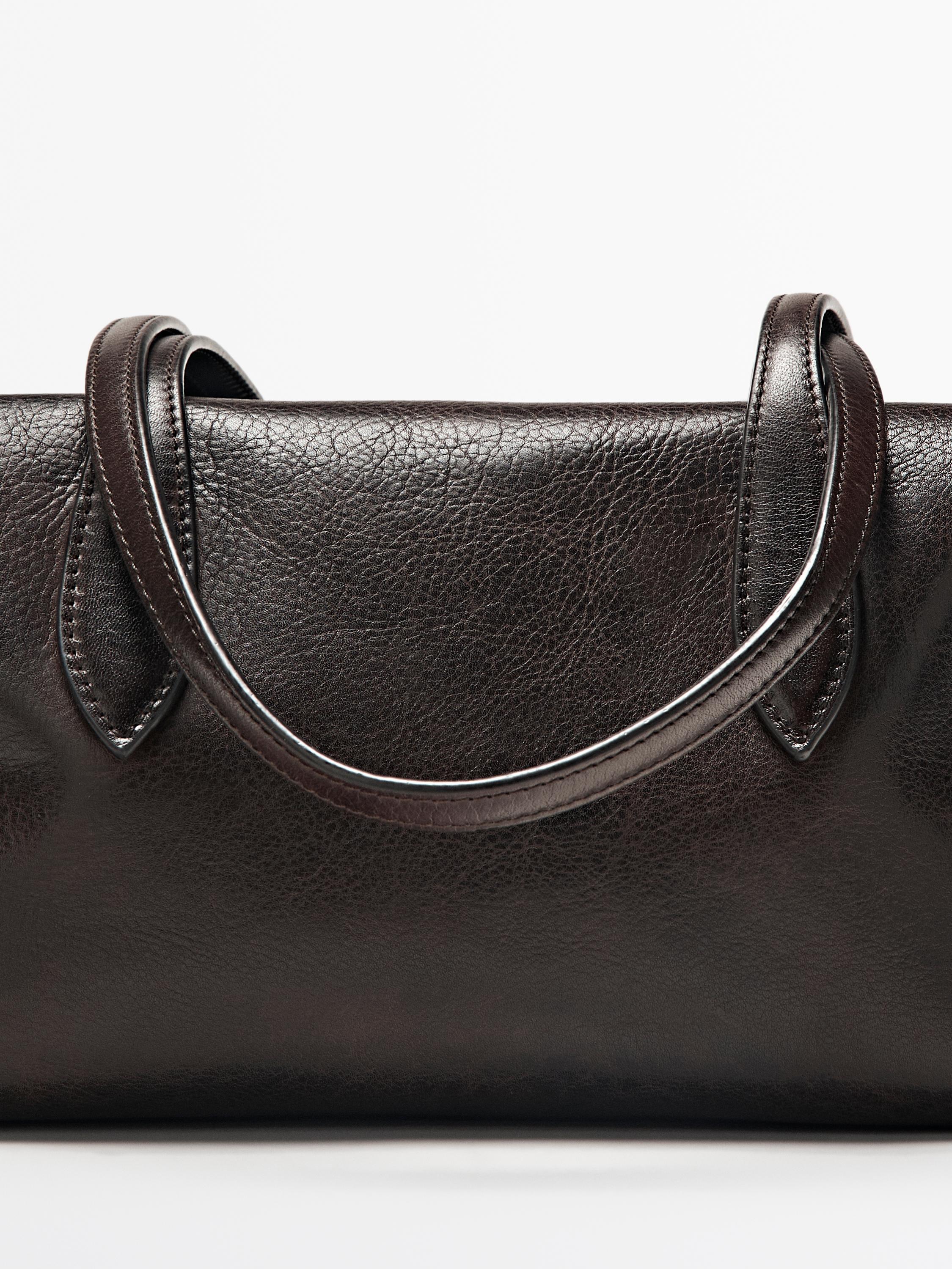 Sac cartable west en cuir nappa